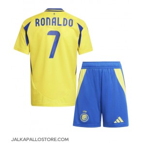 Al-Nassr Cristiano Ronaldo #7 Kotipaita Lapsille 2024-25 Lyhythihainen (+ shortsit)